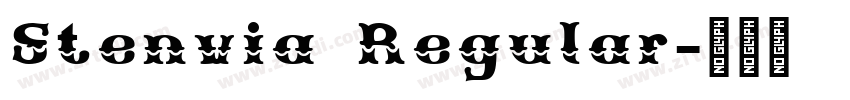Stenvia Regular字体转换